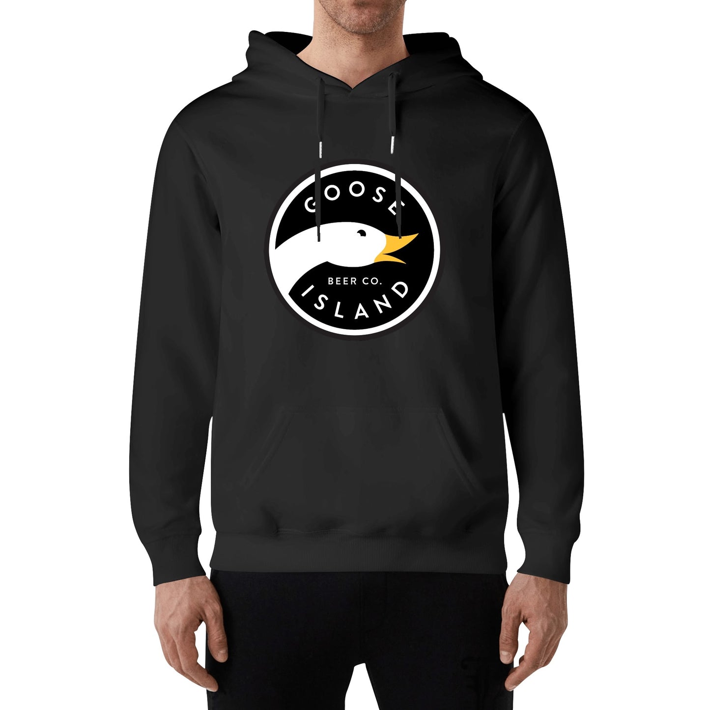 Cotton Hoodie Beer Goose Island logo