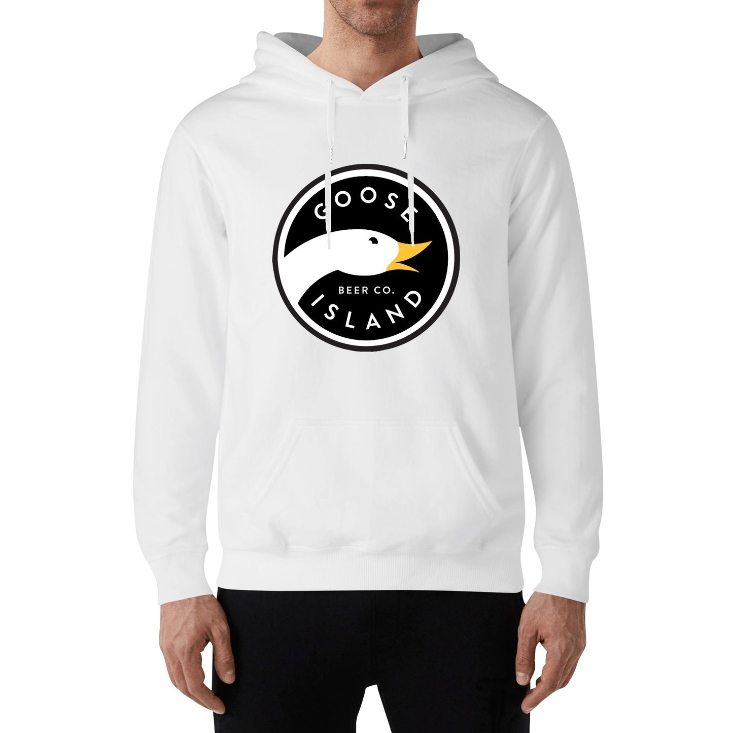 Cotton Hoodie Beer Goose Island logo