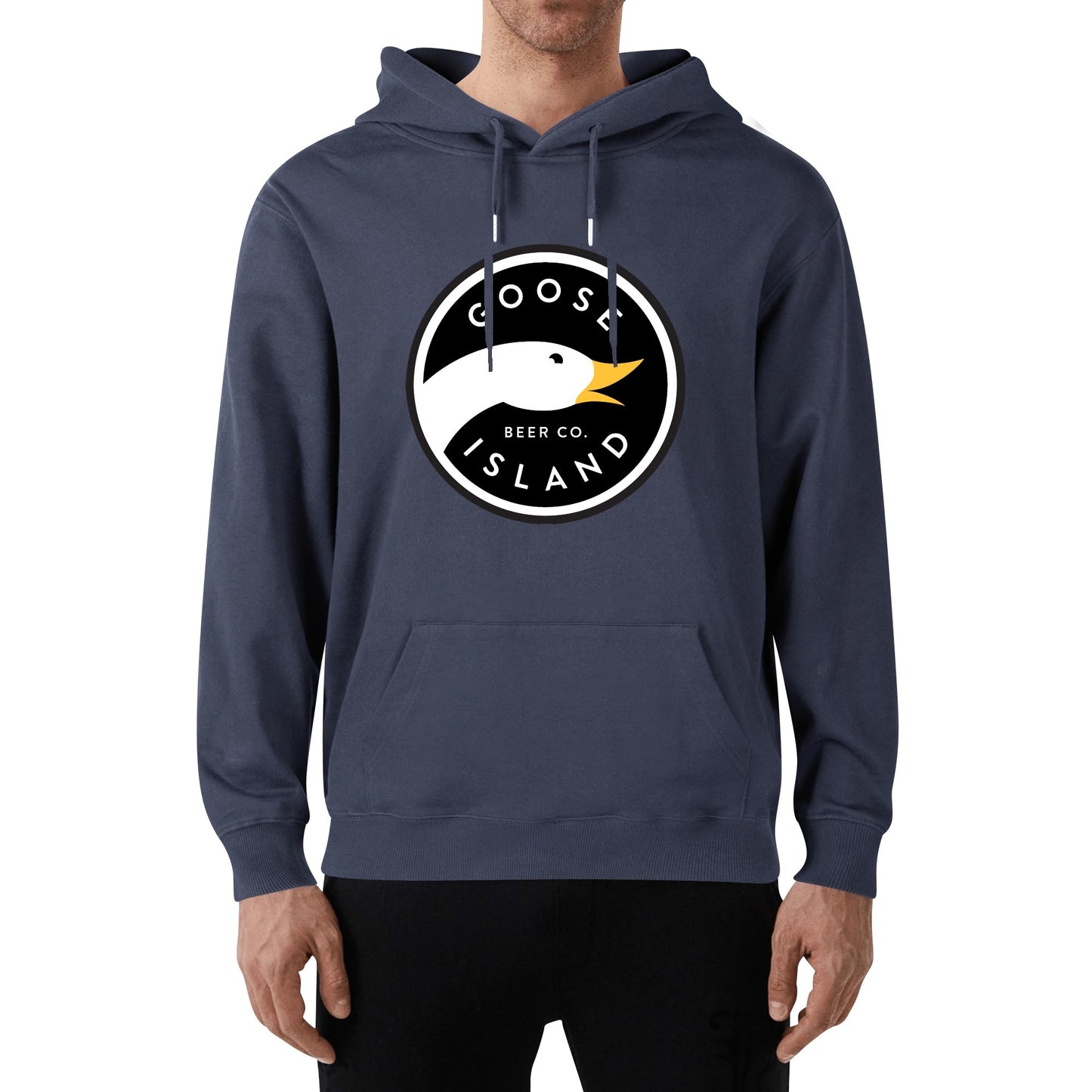 Cotton Hoodie Beer Goose Island logo