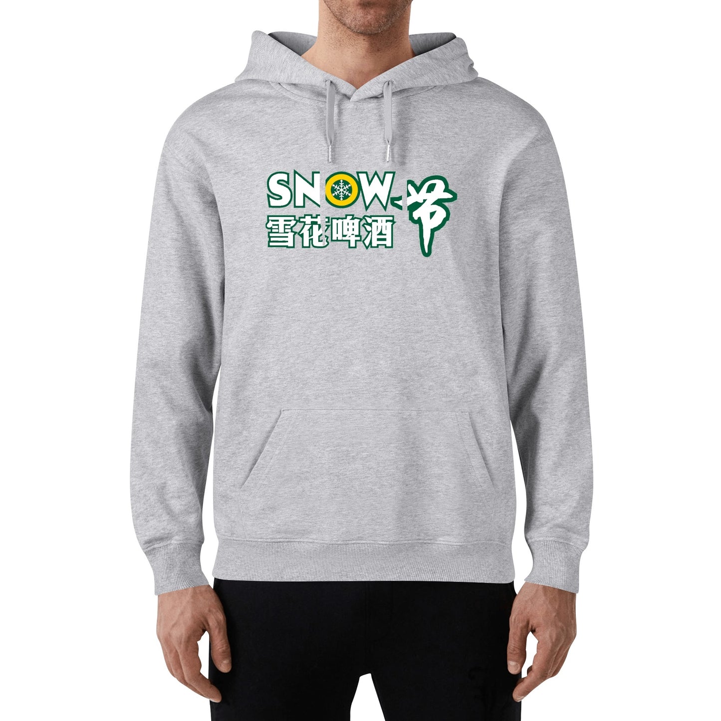 Cotton Hoodie Beer Snow logo