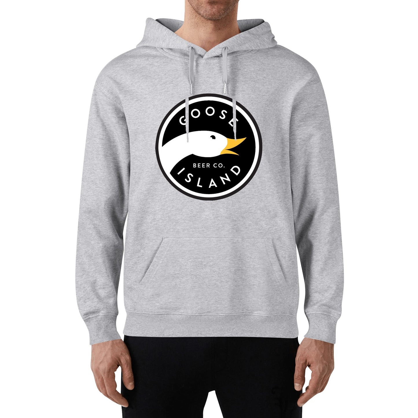 Cotton Hoodie Beer Goose Island logo