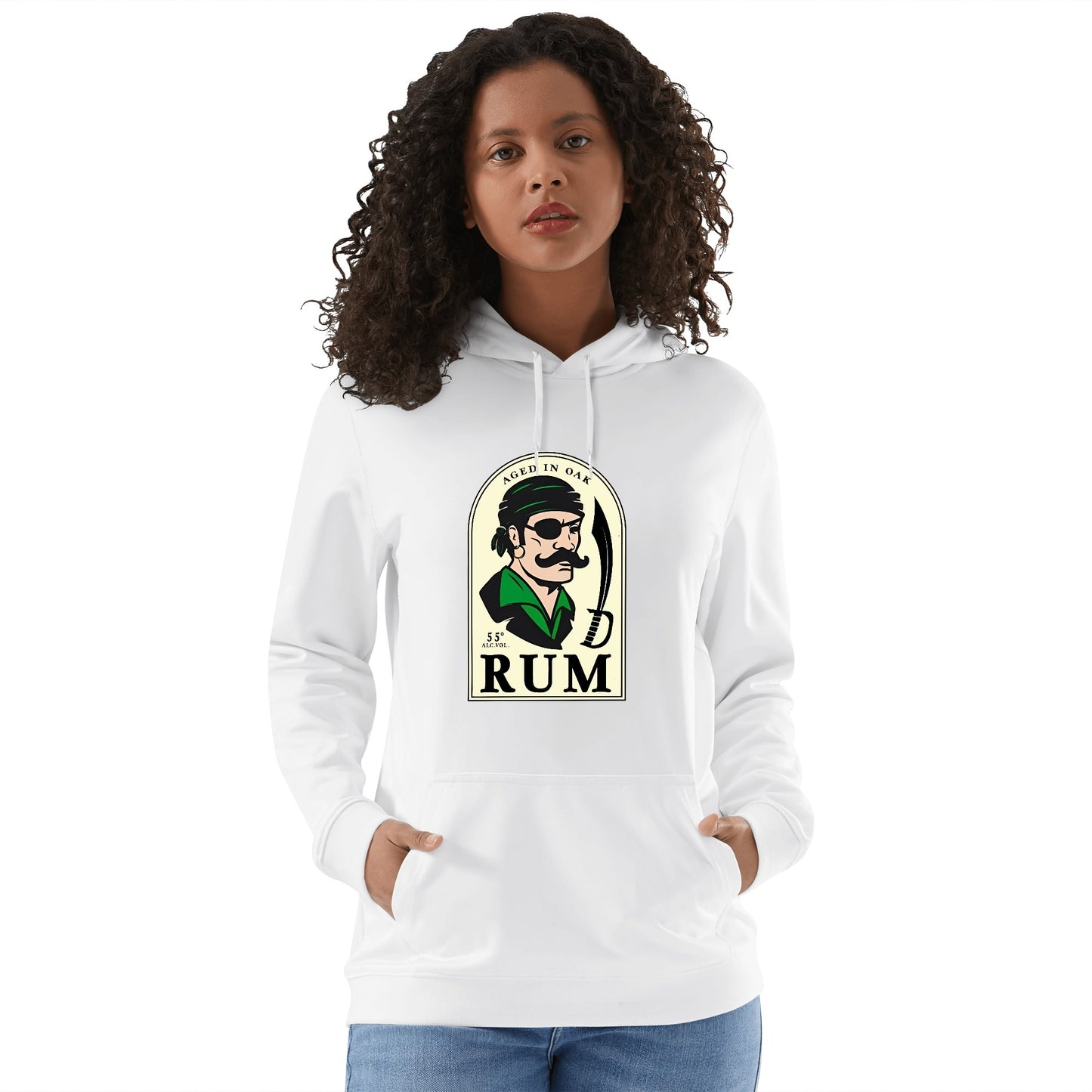 Cotton Hoodie Pirate Rum Logo