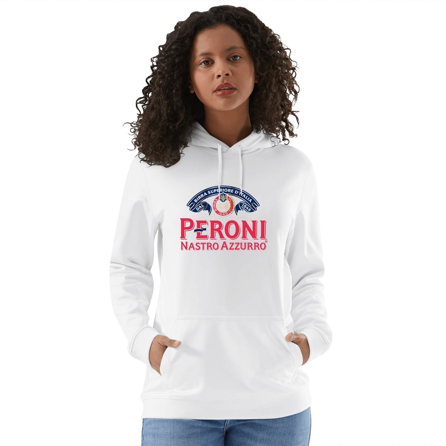 Cotton Hoodie Beer Peroni logo