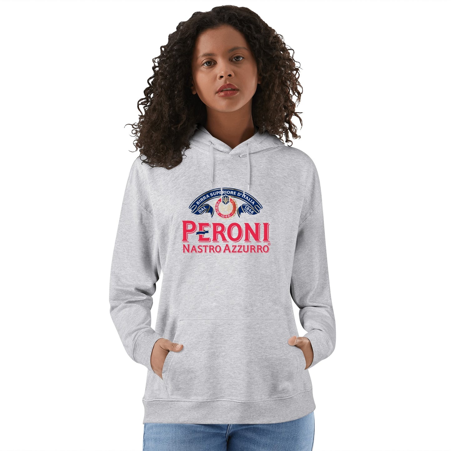 Cotton Hoodie Beer Peroni logo