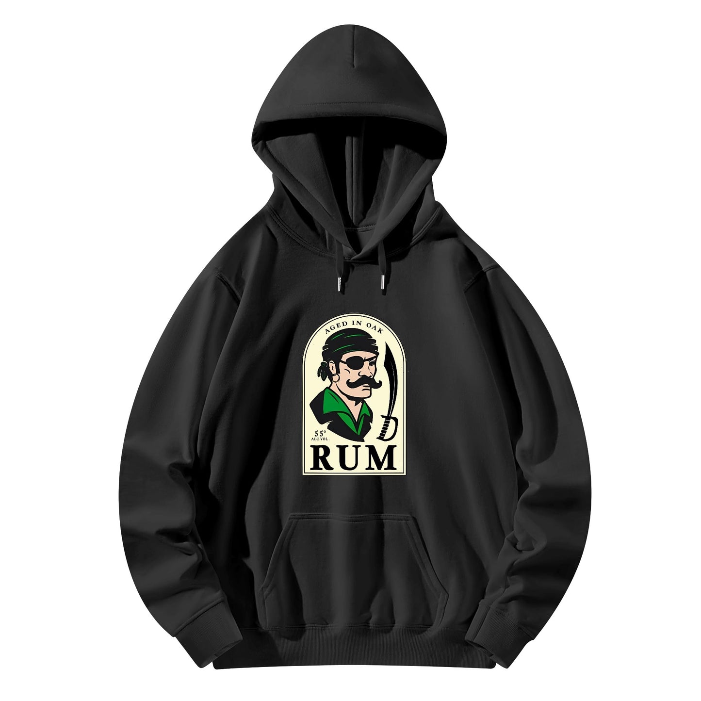 Cotton Hoodie Pirate Rum Logo