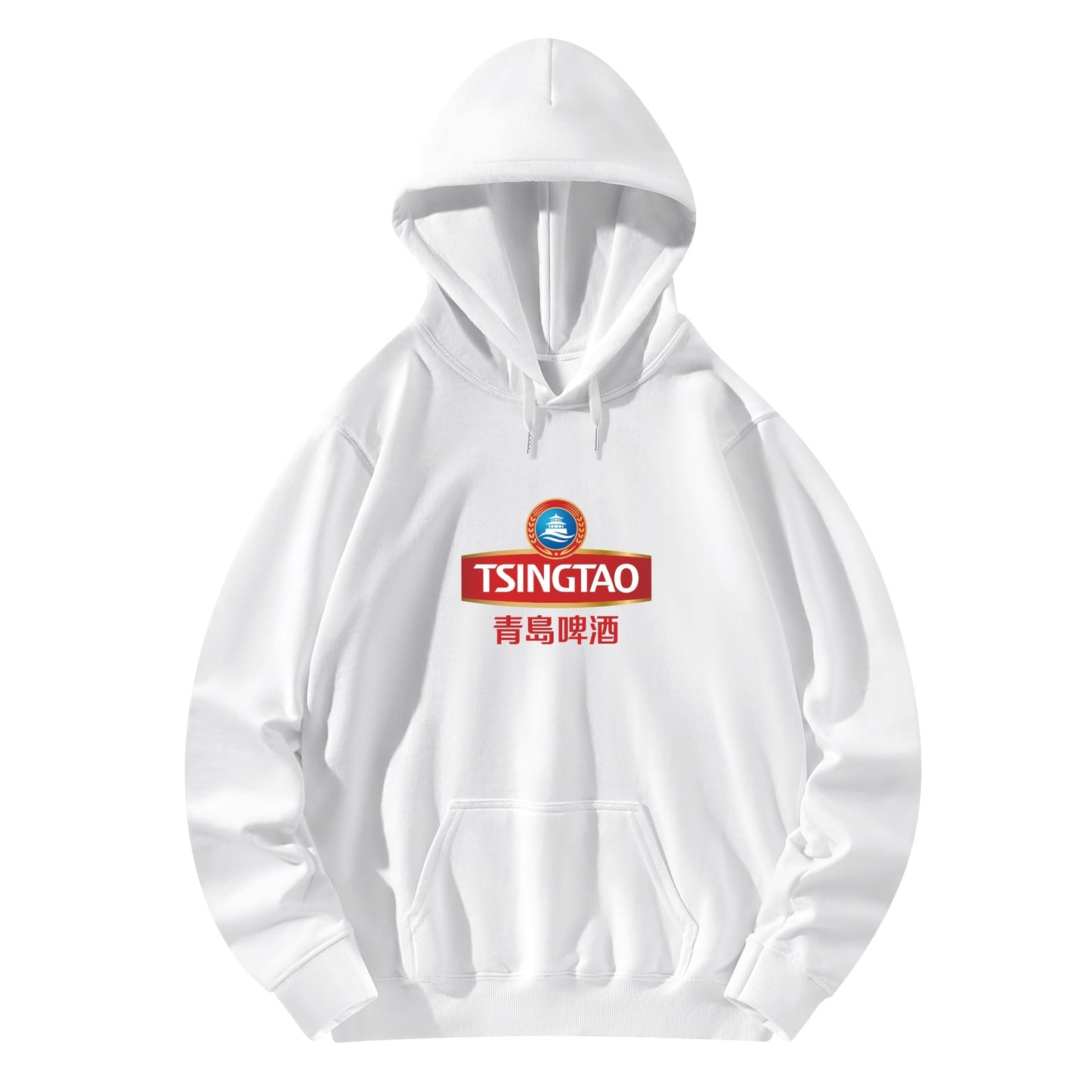 Cotton Hoodie Beer Tsingtao logo