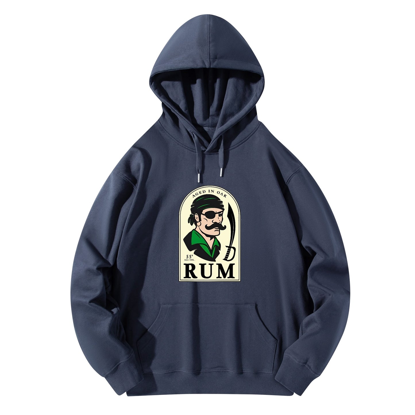 Cotton Hoodie Pirate Rum Logo