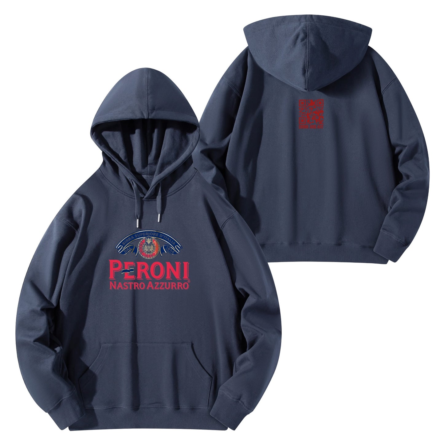 Cotton Hoodie Beer Peroni logo