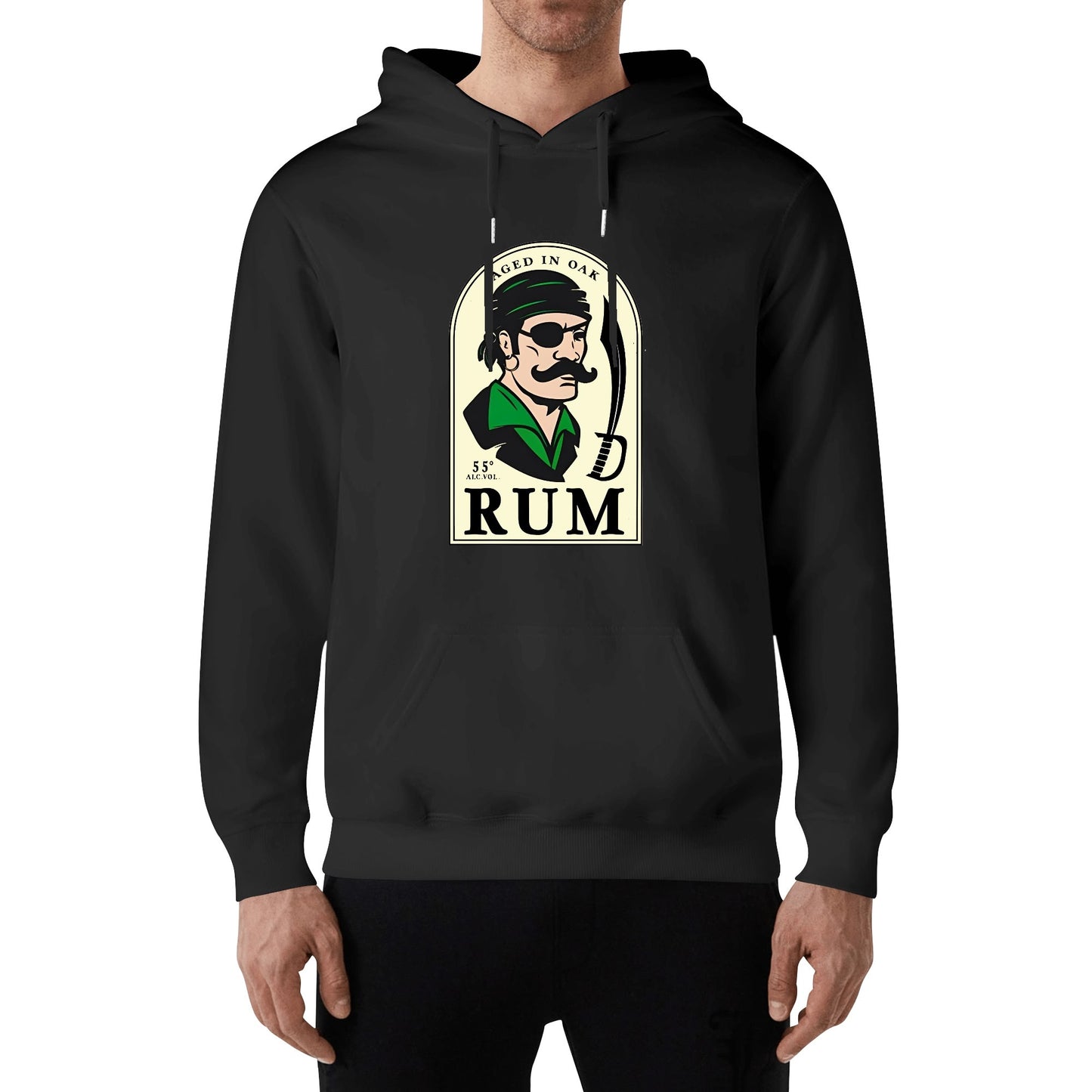 Cotton Hoodie Pirate Rum Logo