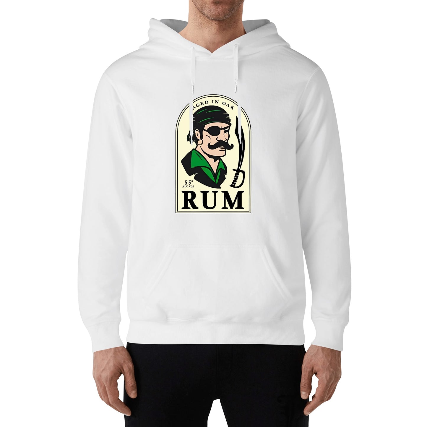 Cotton Hoodie Pirate Rum Logo