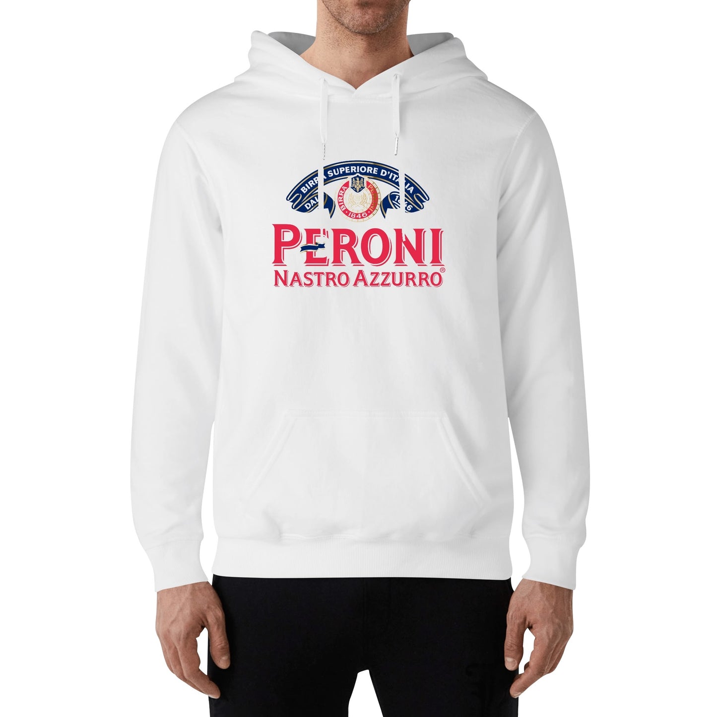 Cotton Hoodie Beer Peroni logo