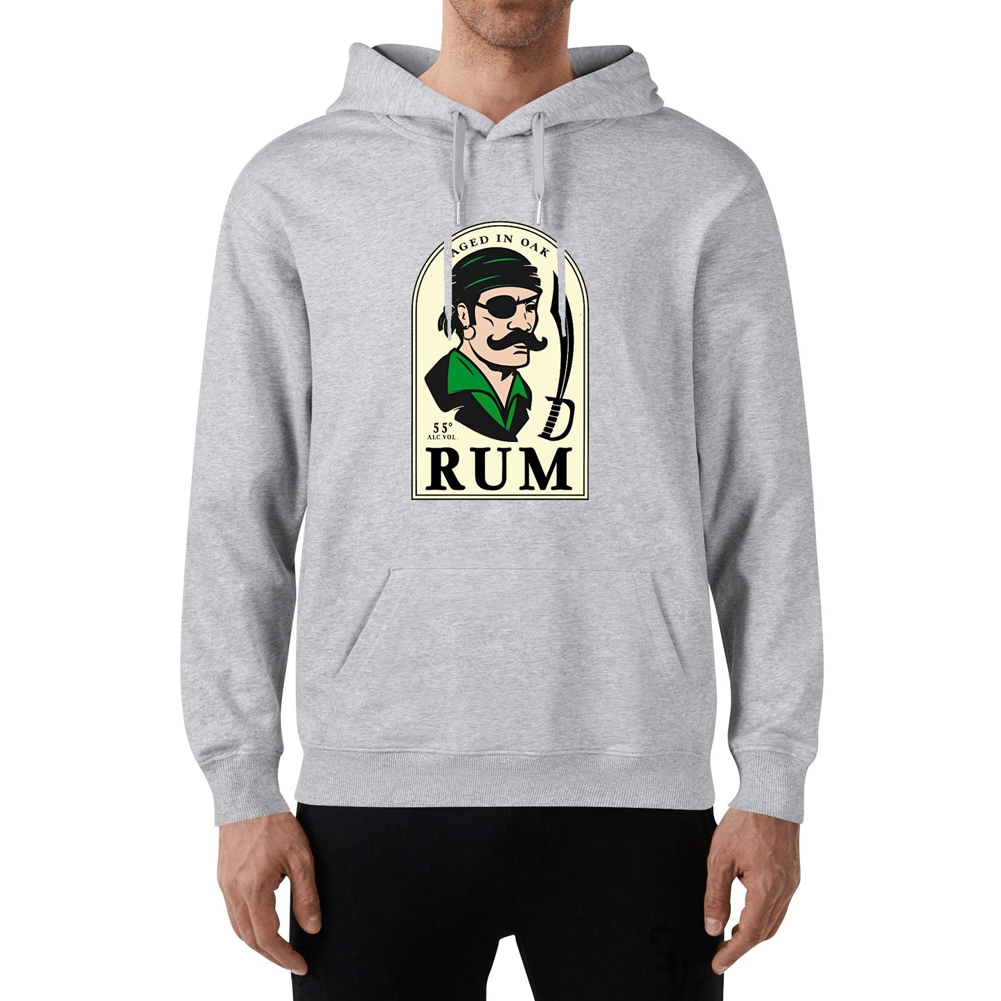 Cotton Hoodie Pirate Rum Logo