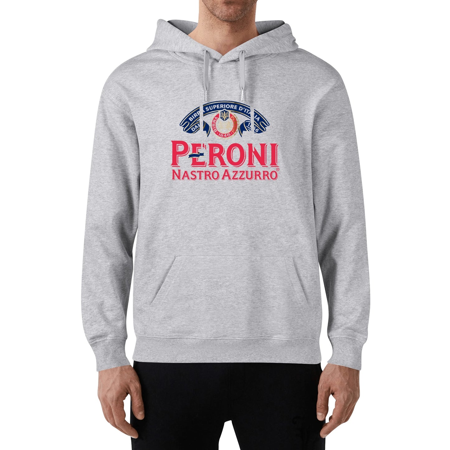 Cotton Hoodie Beer Peroni logo