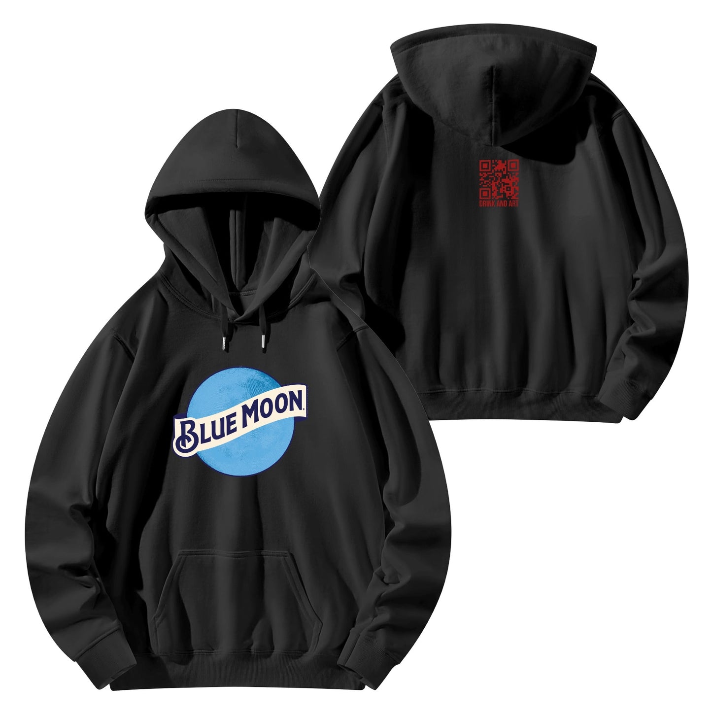 Cotton Hoodie Beer Blue Moon