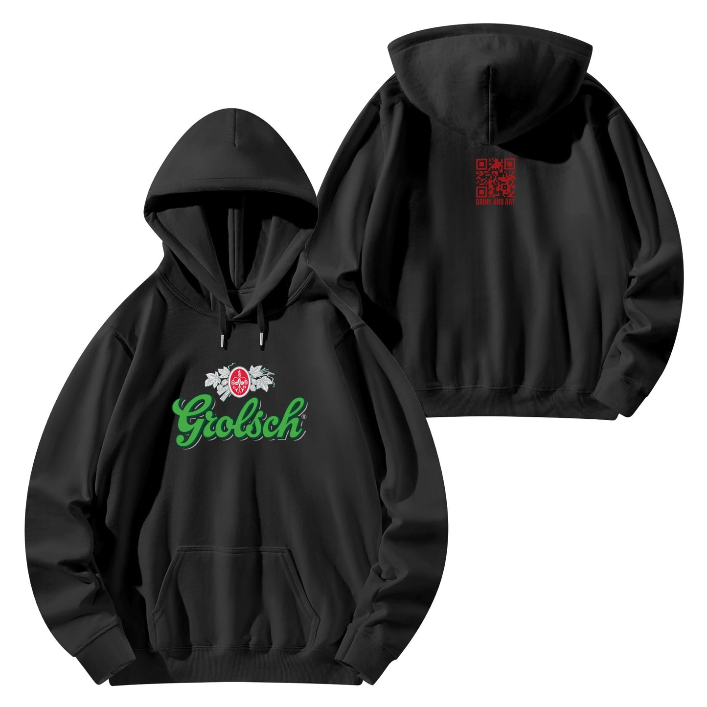 Cotton Hoodie Beer Grolsch Logo