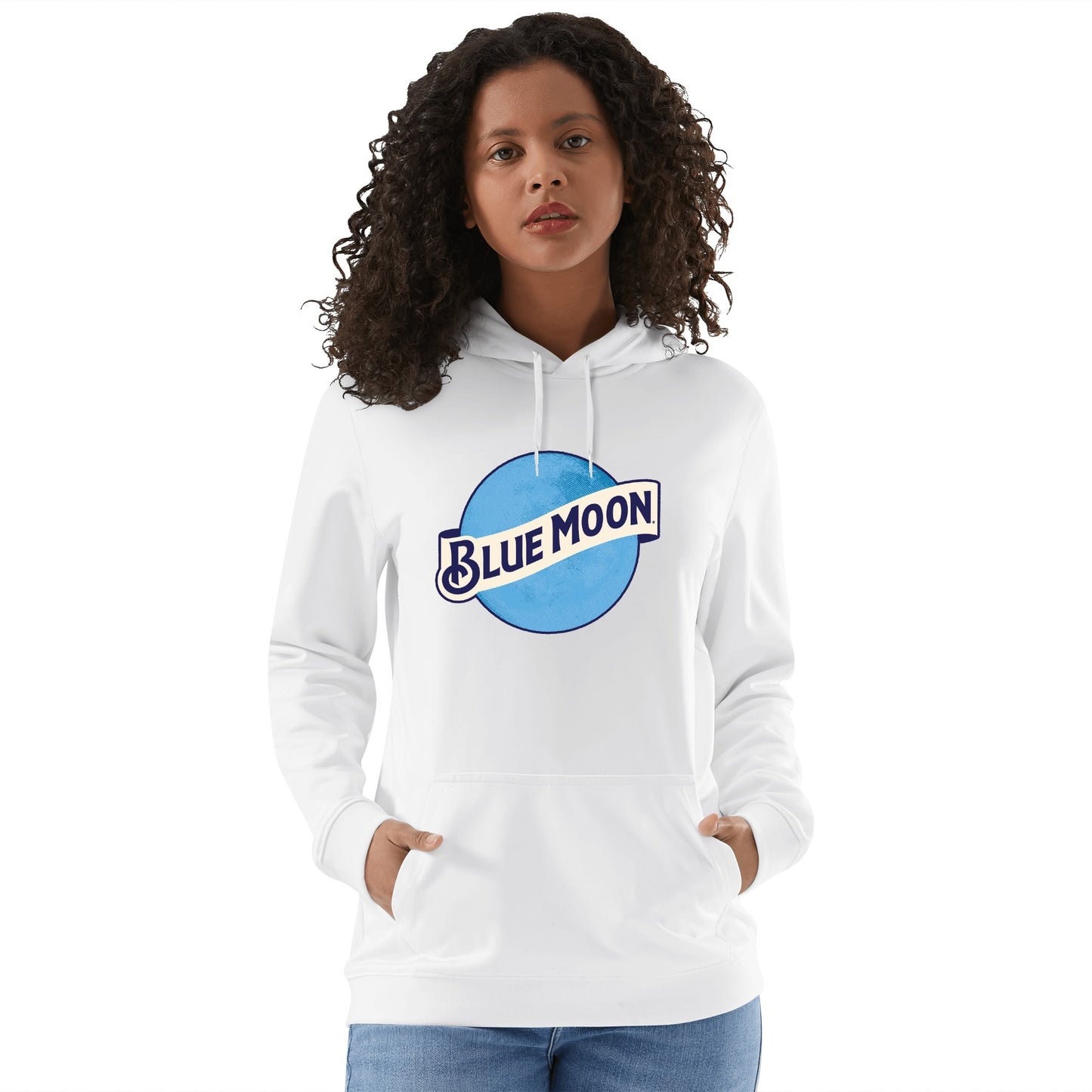 Cotton Hoodie Beer Blue Moon