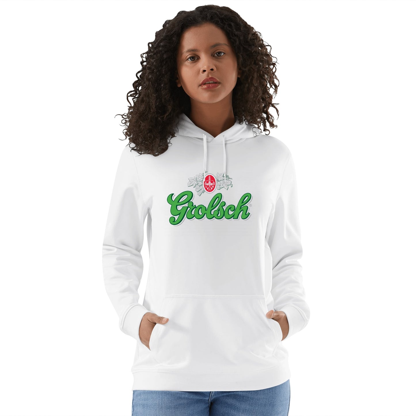 Cotton Hoodie Beer Grolsch Logo