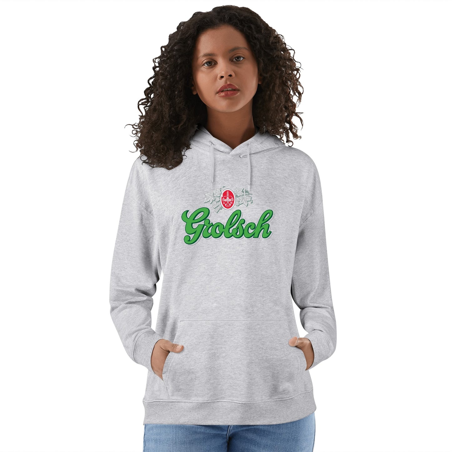 Cotton Hoodie Beer Grolsch Logo