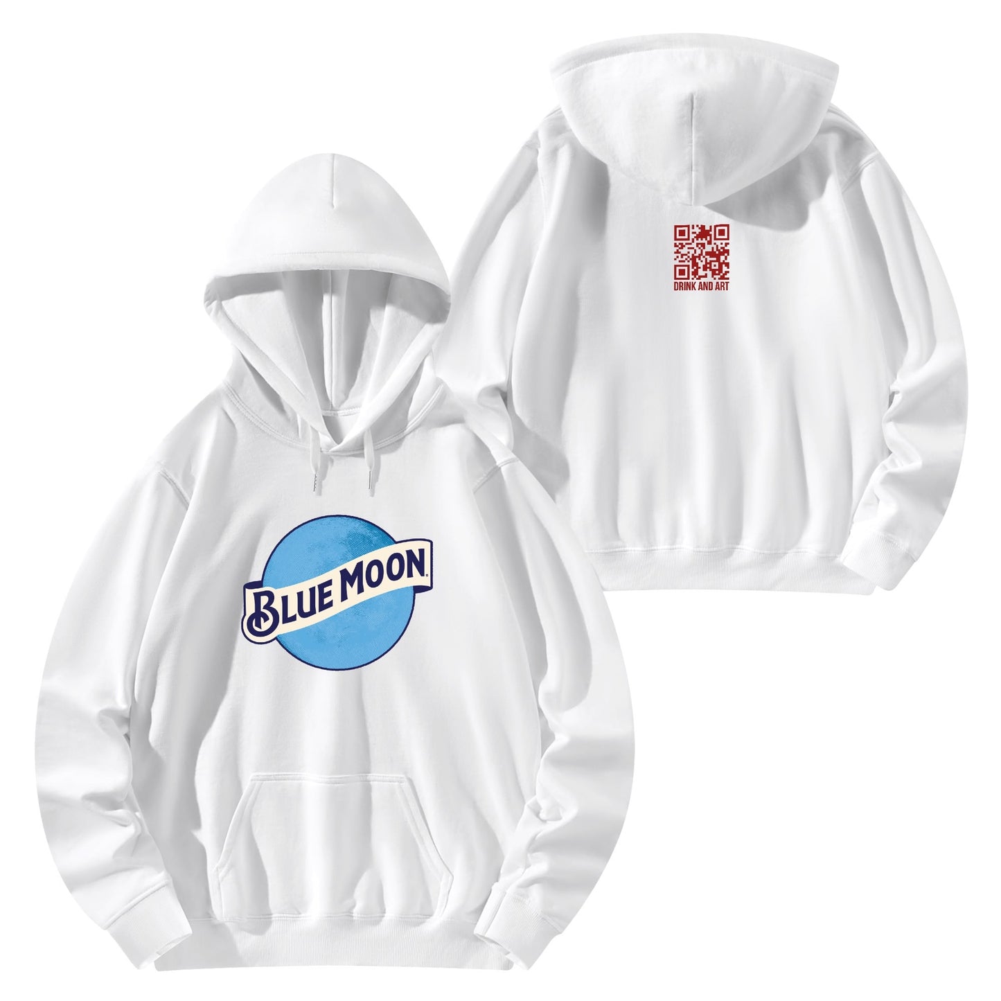 Cotton Hoodie Beer Blue Moon