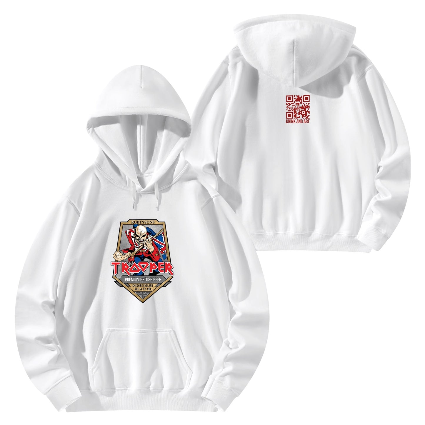 Cotton Hoodie Beer Trooper logo