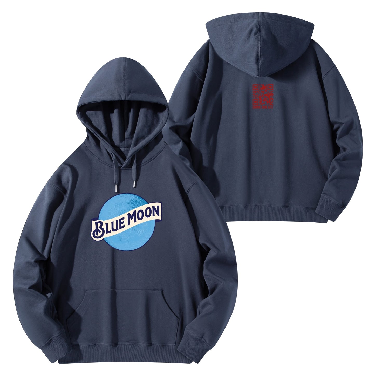 Cotton Hoodie Beer Blue Moon