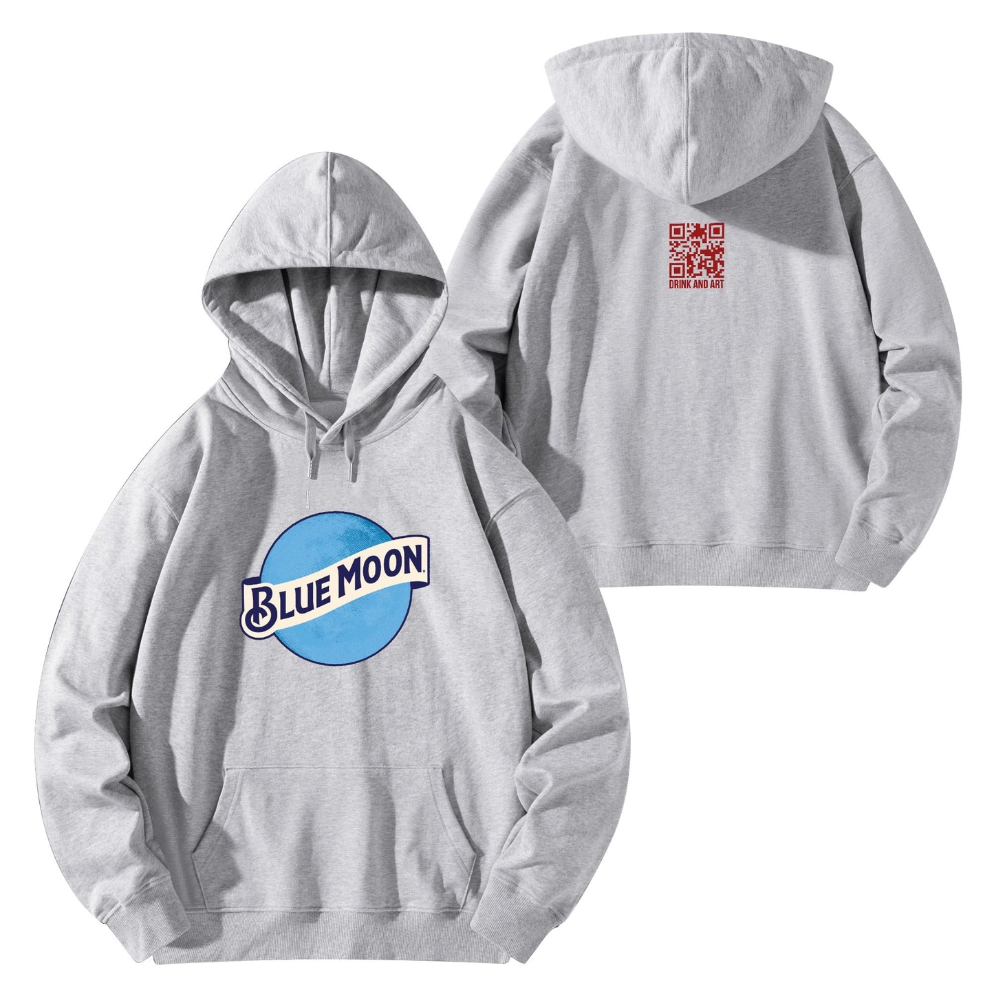 Cotton Hoodie Beer Blue Moon