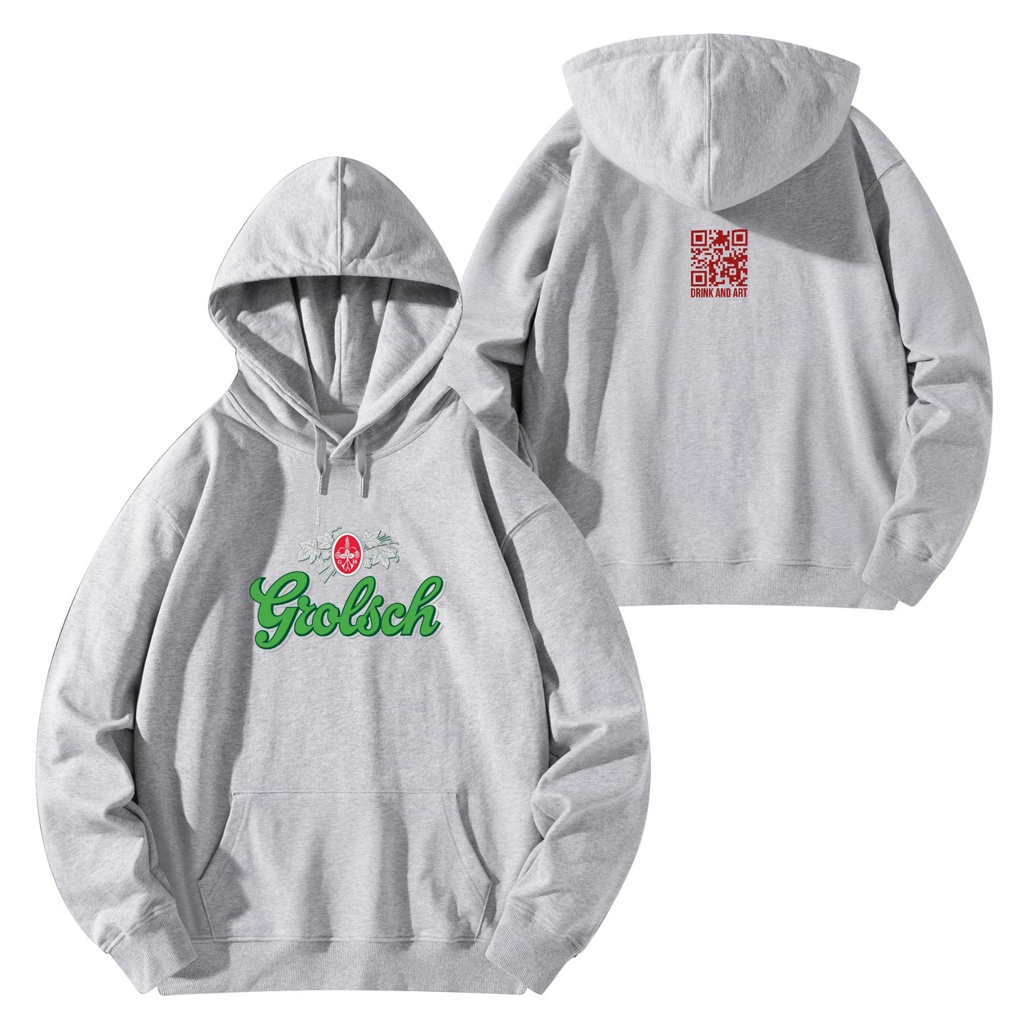 Cotton Hoodie Beer Grolsch Logo