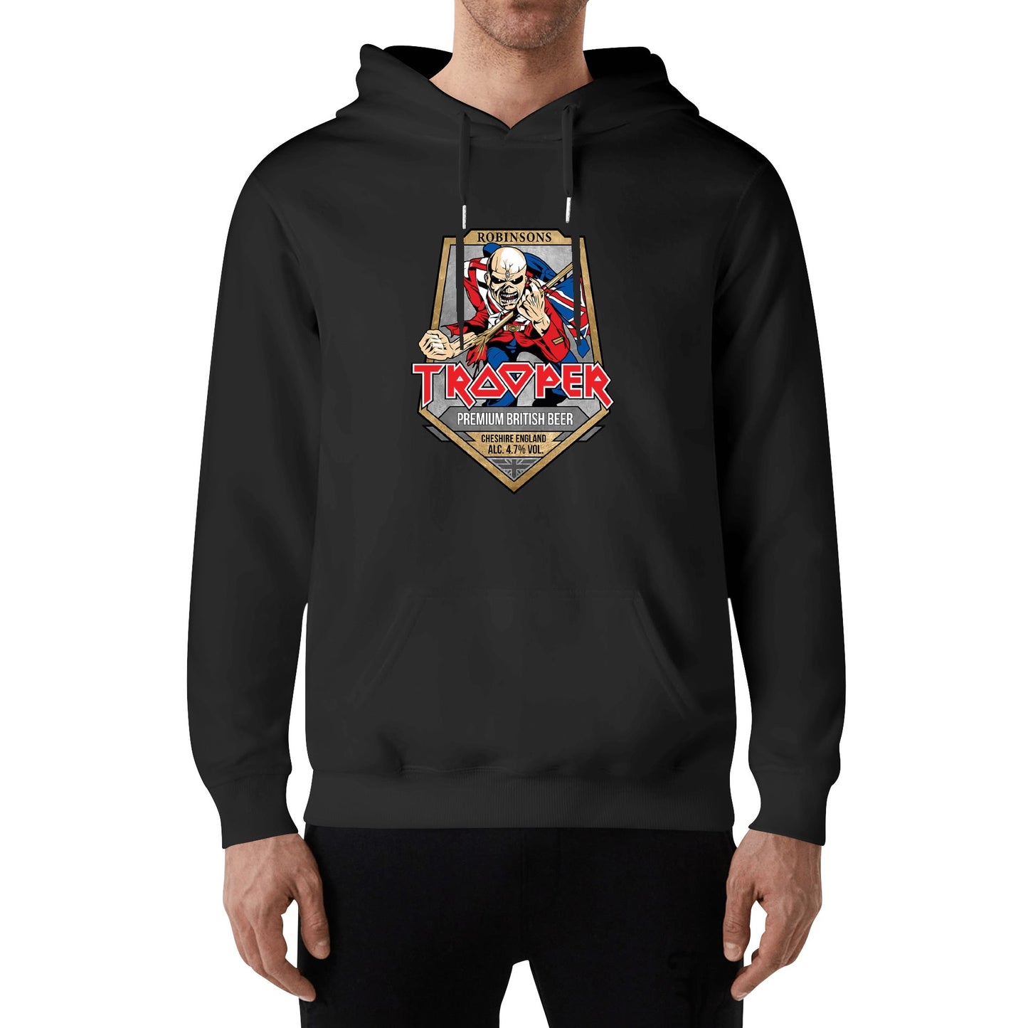 Cotton Hoodie Beer Trooper logo