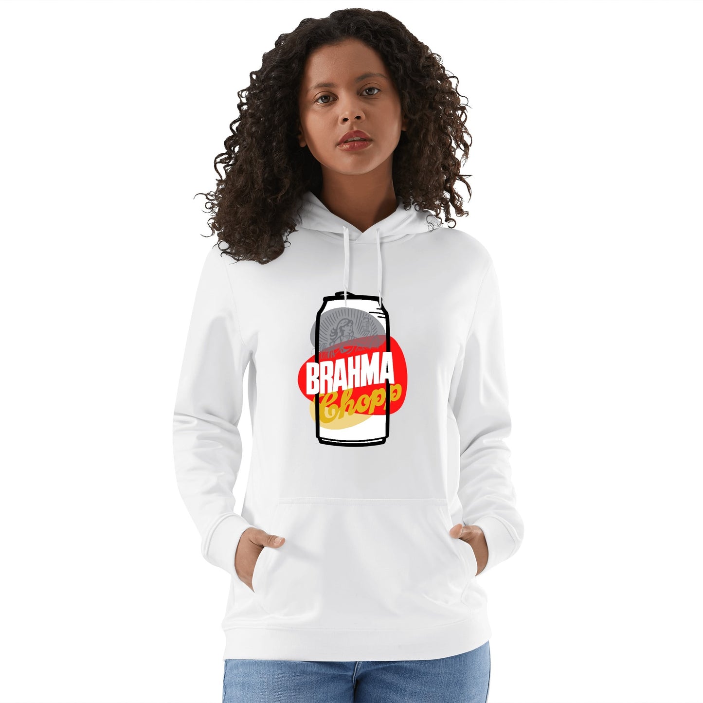 Cotton Hoodie Beer Brahma illustration