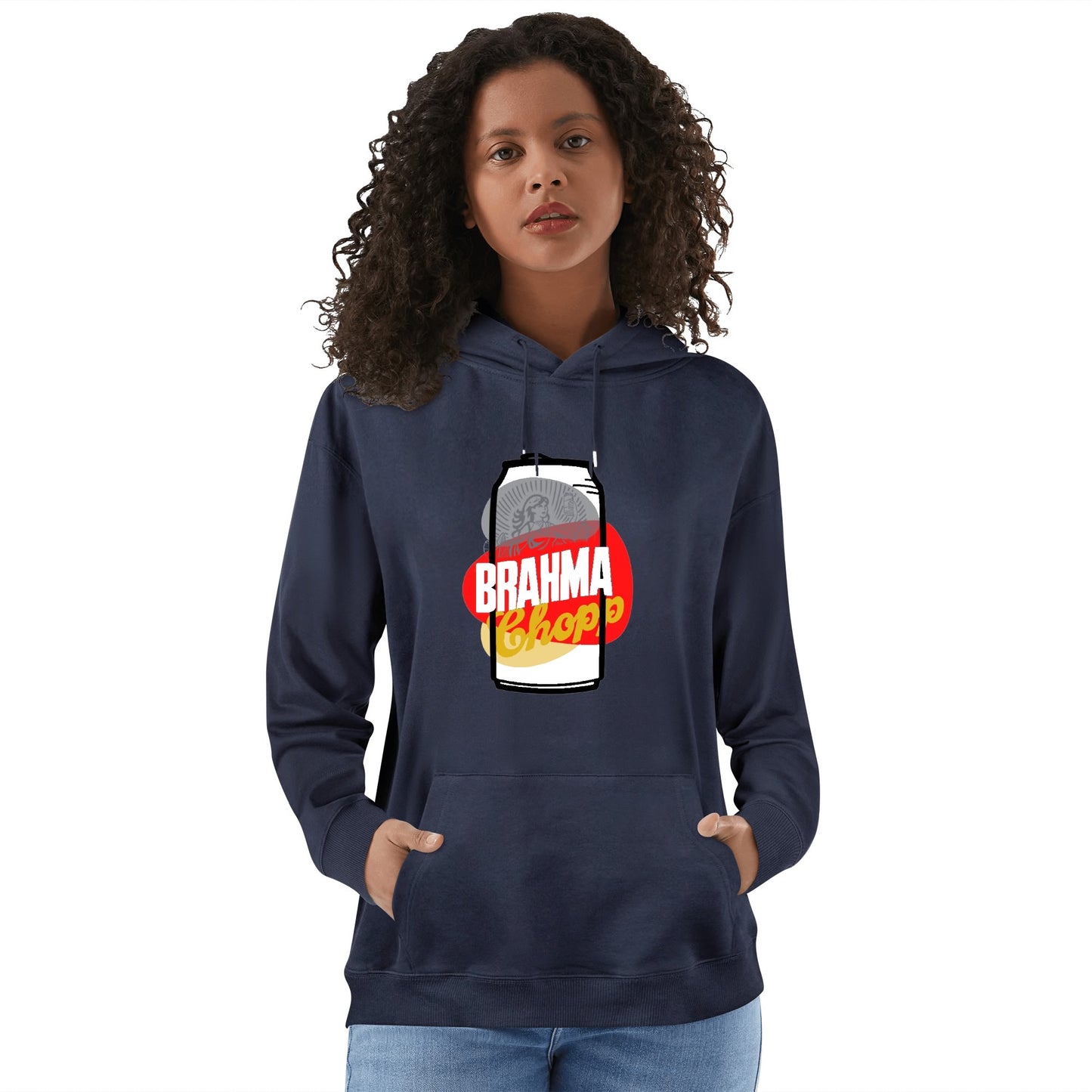 Cotton Hoodie Beer Brahma illustration