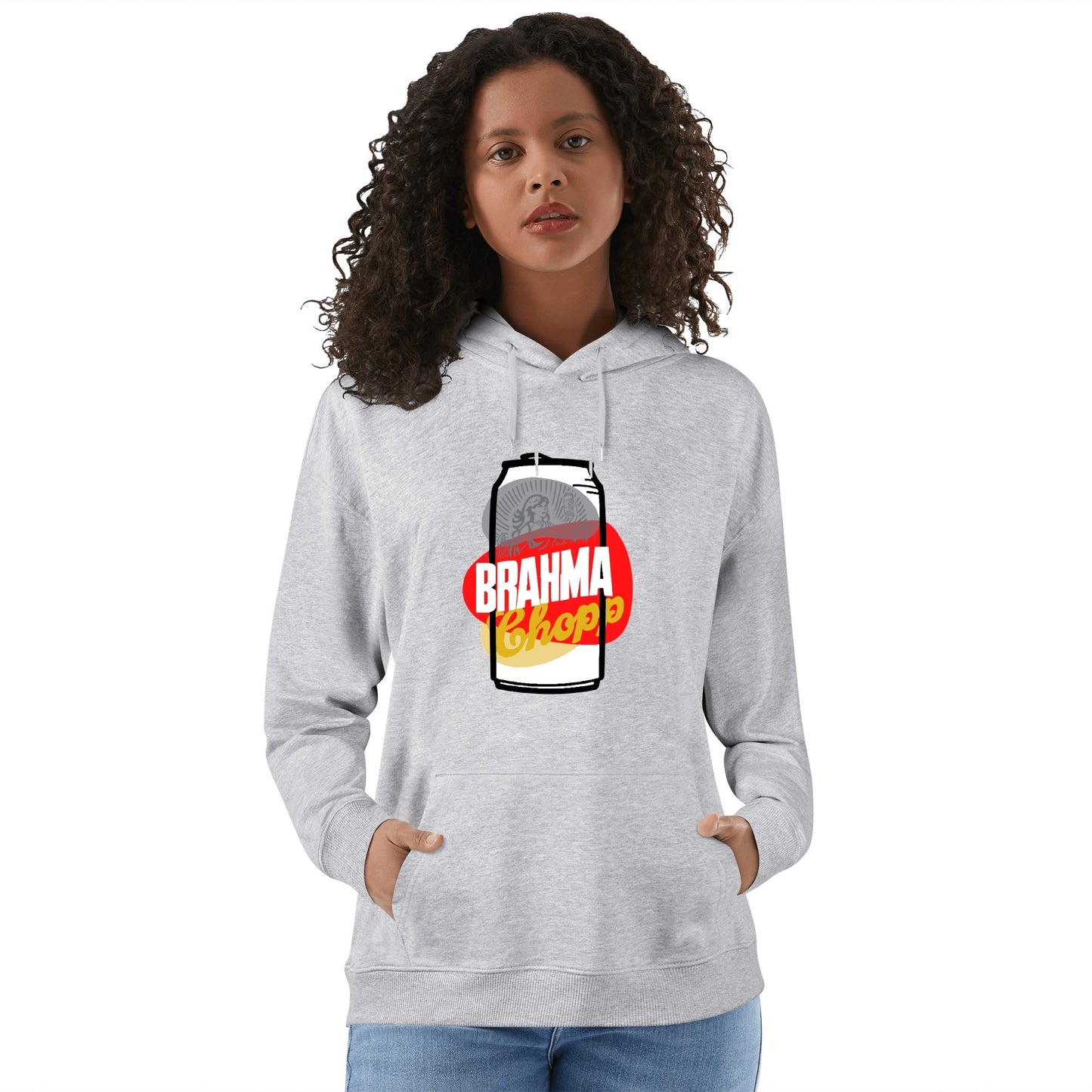 Cotton Hoodie Beer Brahma illustration