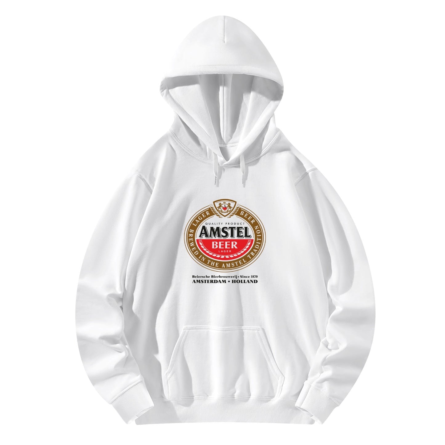 Cotton Hoodie Beer Amstel logo