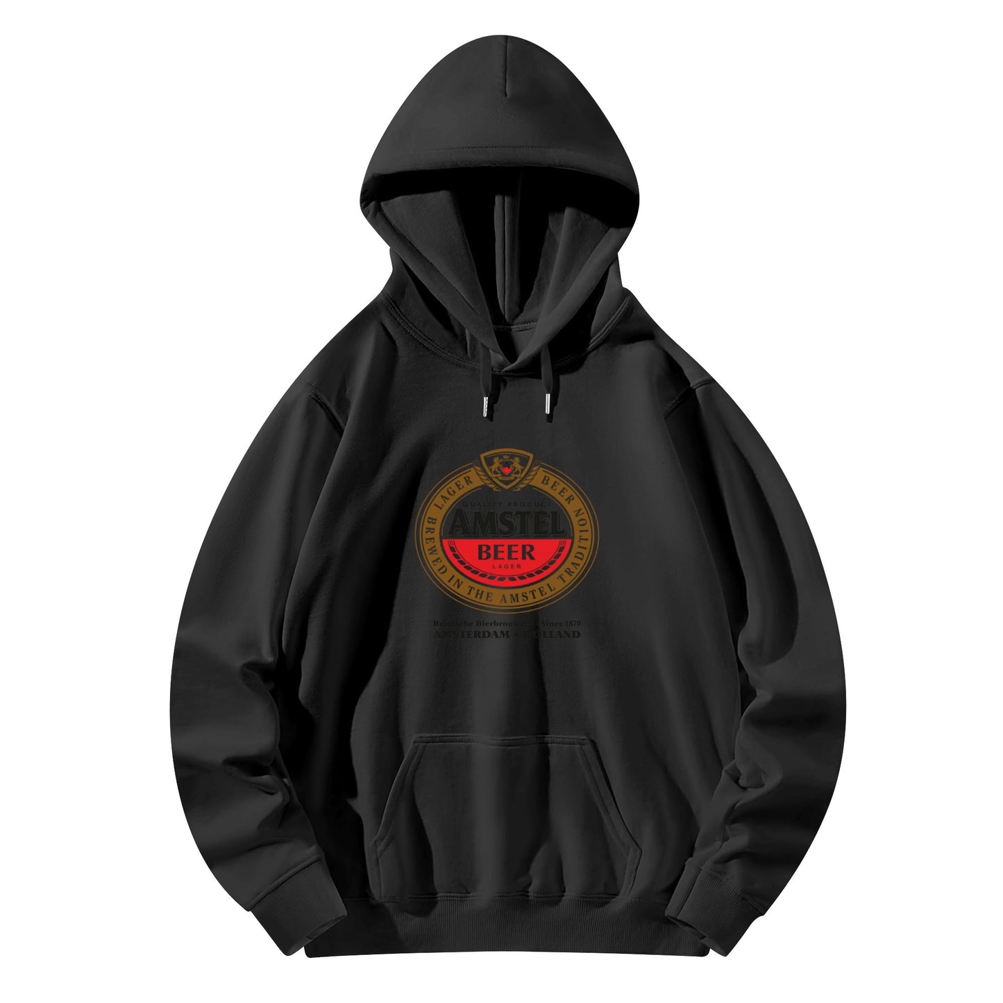 Cotton Hoodie Beer Amstel logo