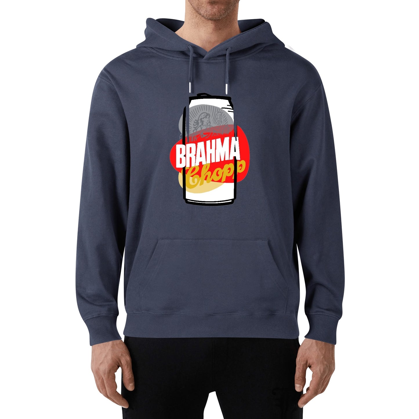 Cotton Hoodie Beer Brahma illustration