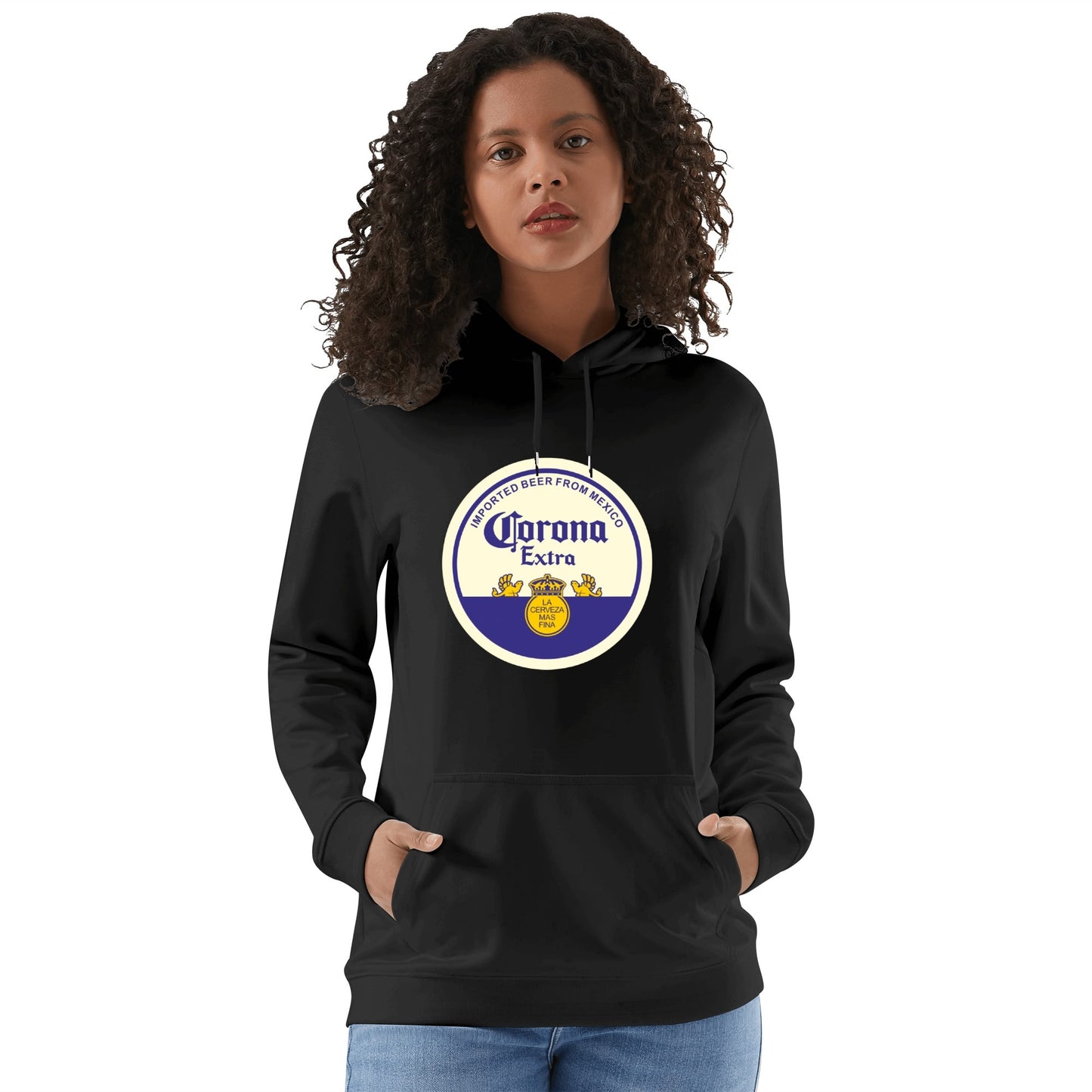 Cotton Hoodie Beer Corona logo