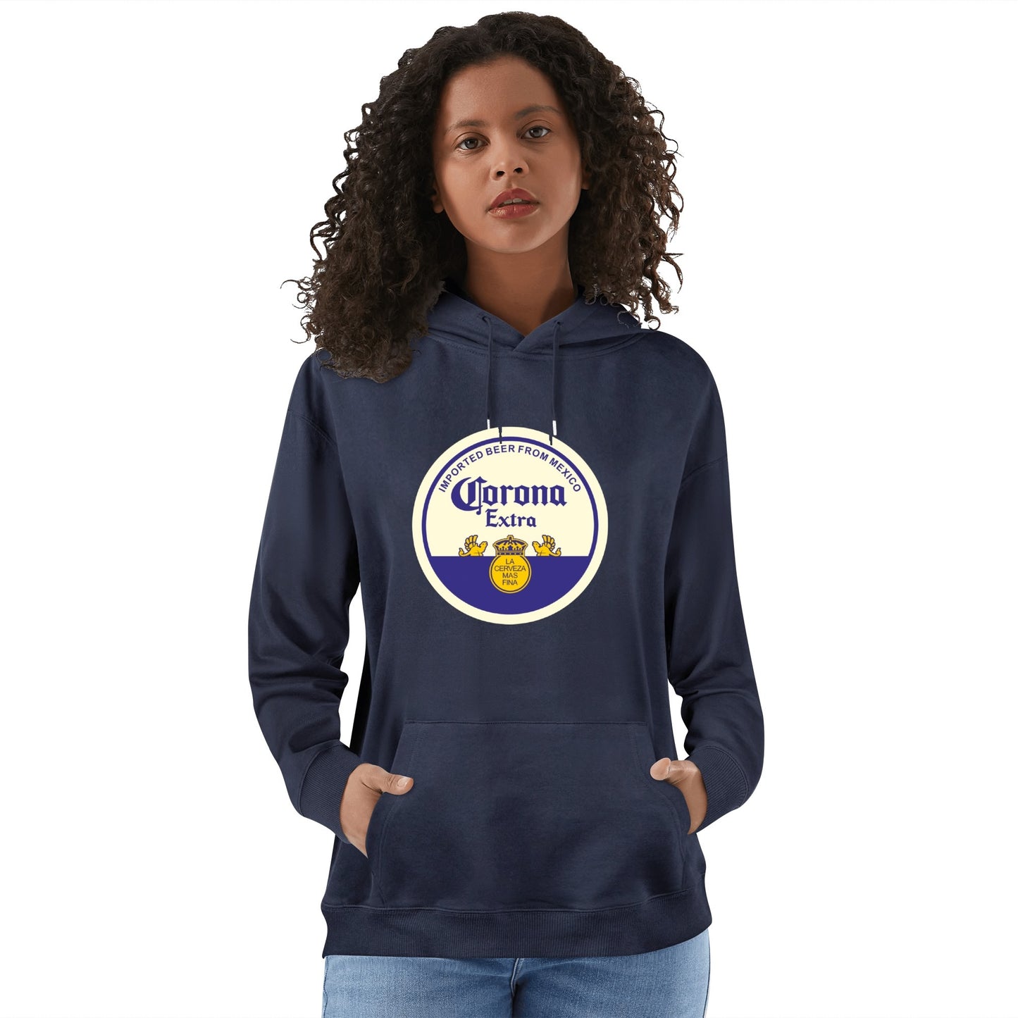 Cotton Hoodie Beer Corona logo