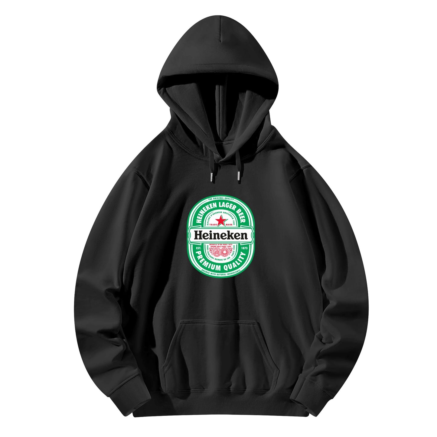 Cotton Hoodie Beer Heineken logo