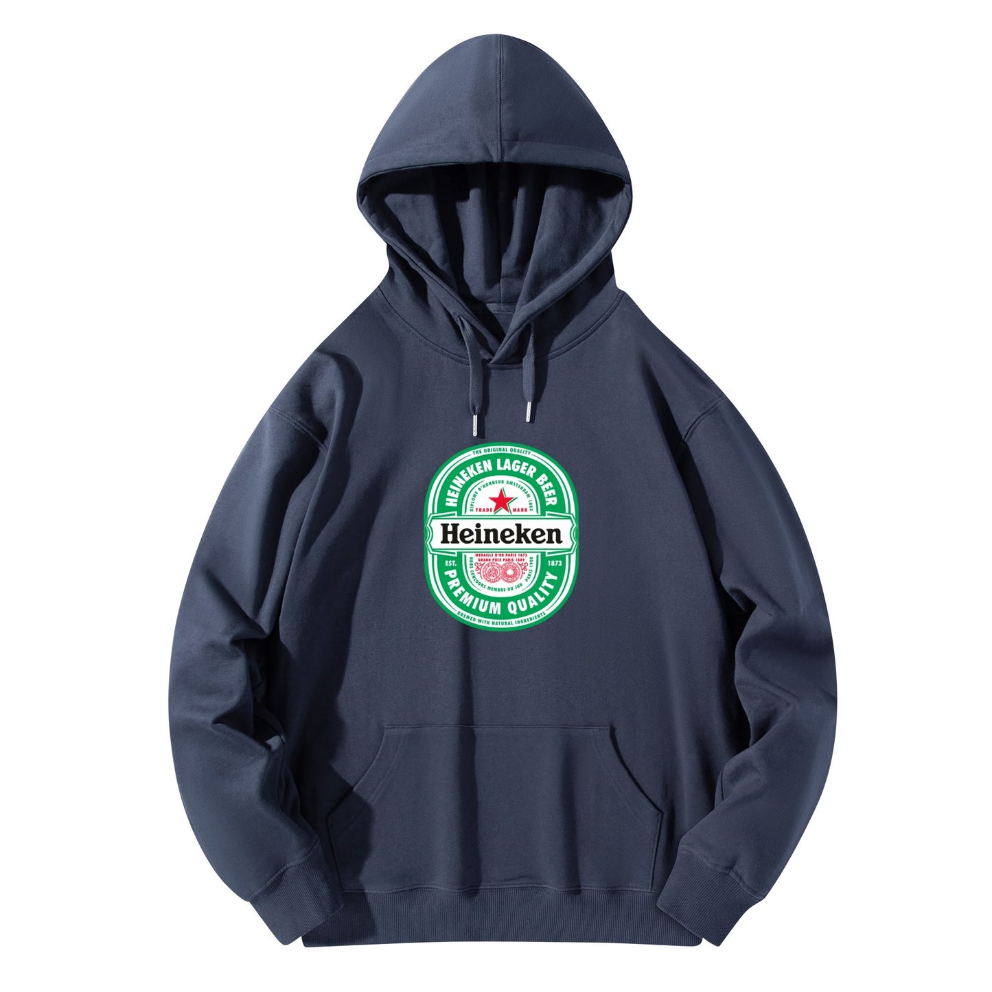 Cotton Hoodie Beer Heineken logo