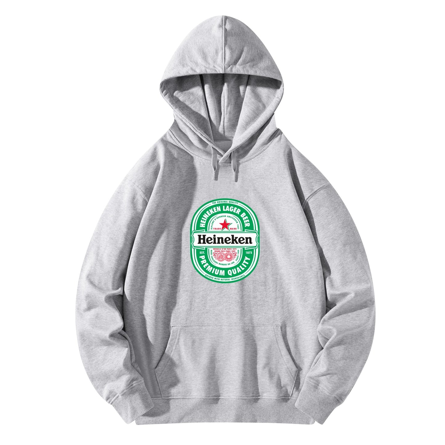 Cotton Hoodie Beer Heineken logo