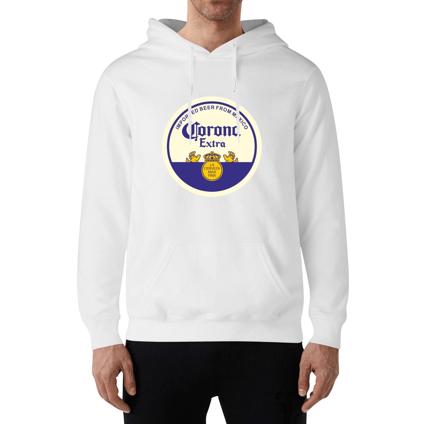 Cotton Hoodie Beer Corona logo