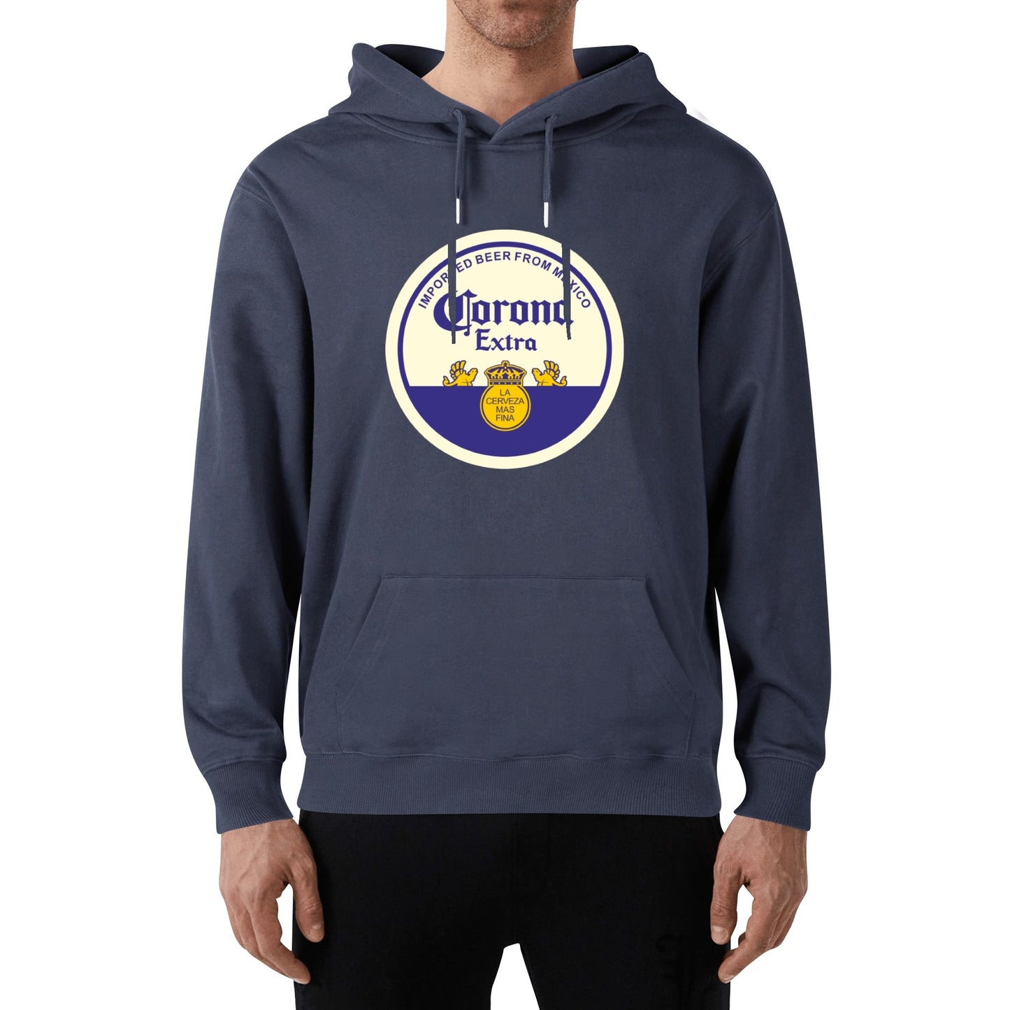 Cotton Hoodie Beer Corona logo