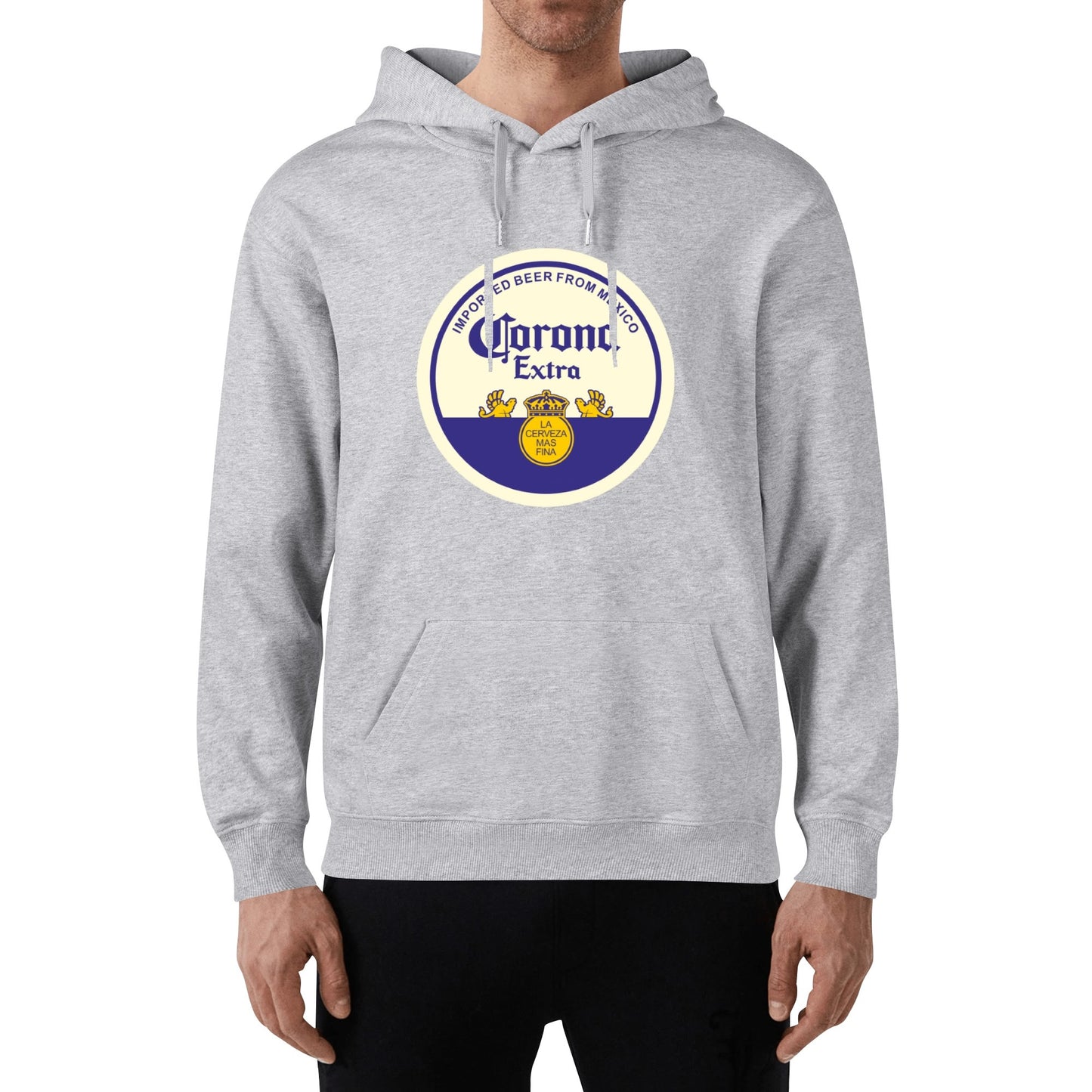 Cotton Hoodie Beer Corona logo