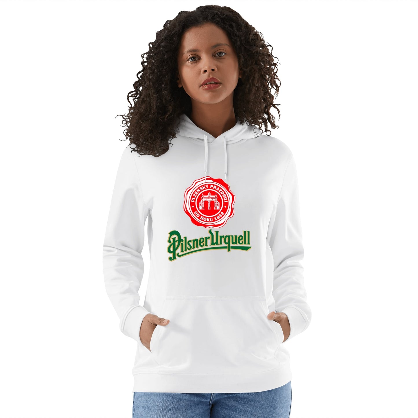 Cotton Hoodie Beer  Pilsner Urquell logo