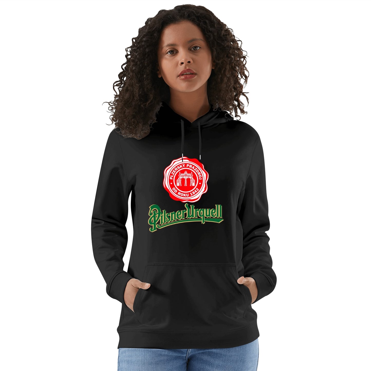 Cotton Hoodie Beer  Pilsner Urquell logo