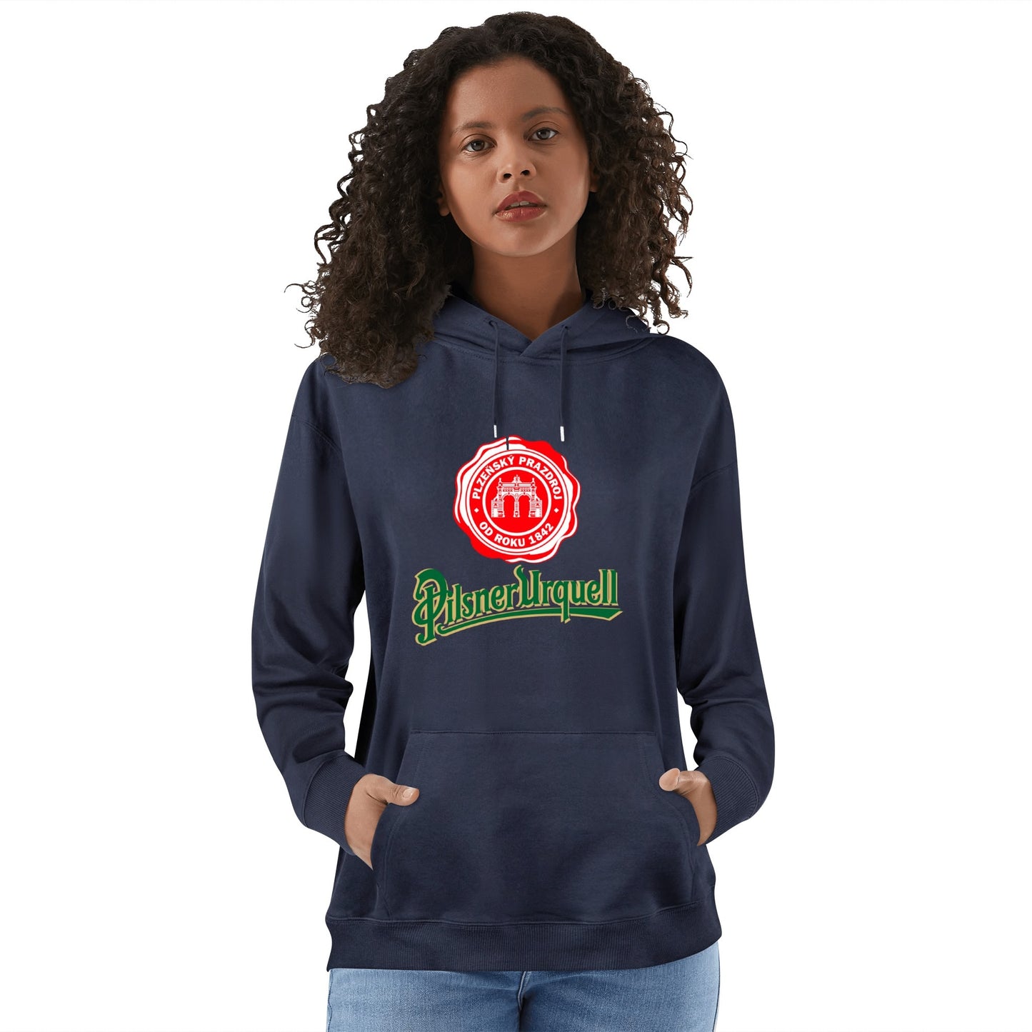 Cotton Hoodie Beer  Pilsner Urquell logo