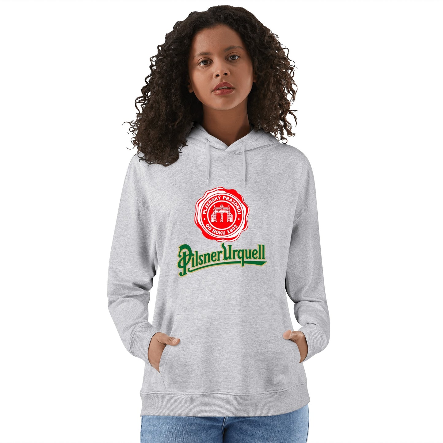 Cotton Hoodie Beer  Pilsner Urquell logo