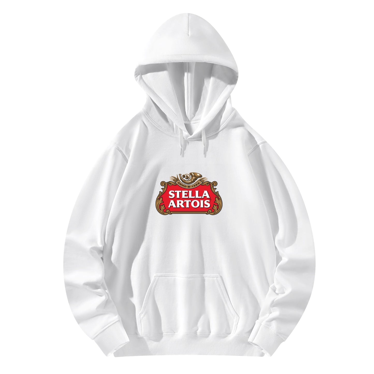 Cotton Hoodie Beer  Stella Artois logo