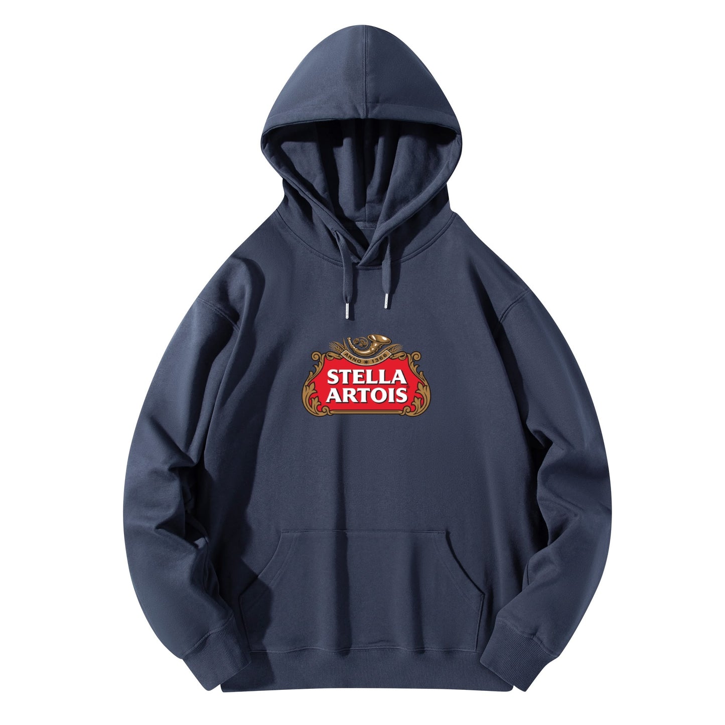 Cotton Hoodie Beer  Stella Artois logo