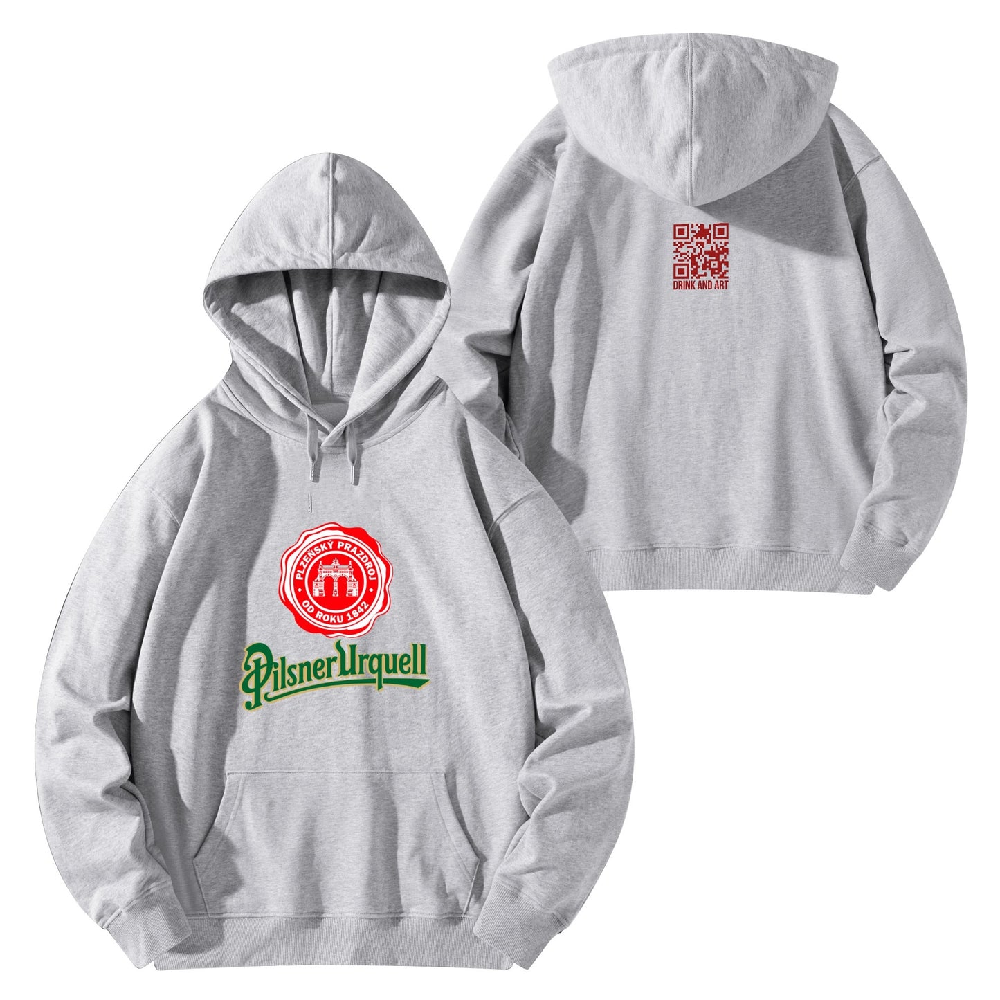 Cotton Hoodie Beer  Pilsner Urquell logo