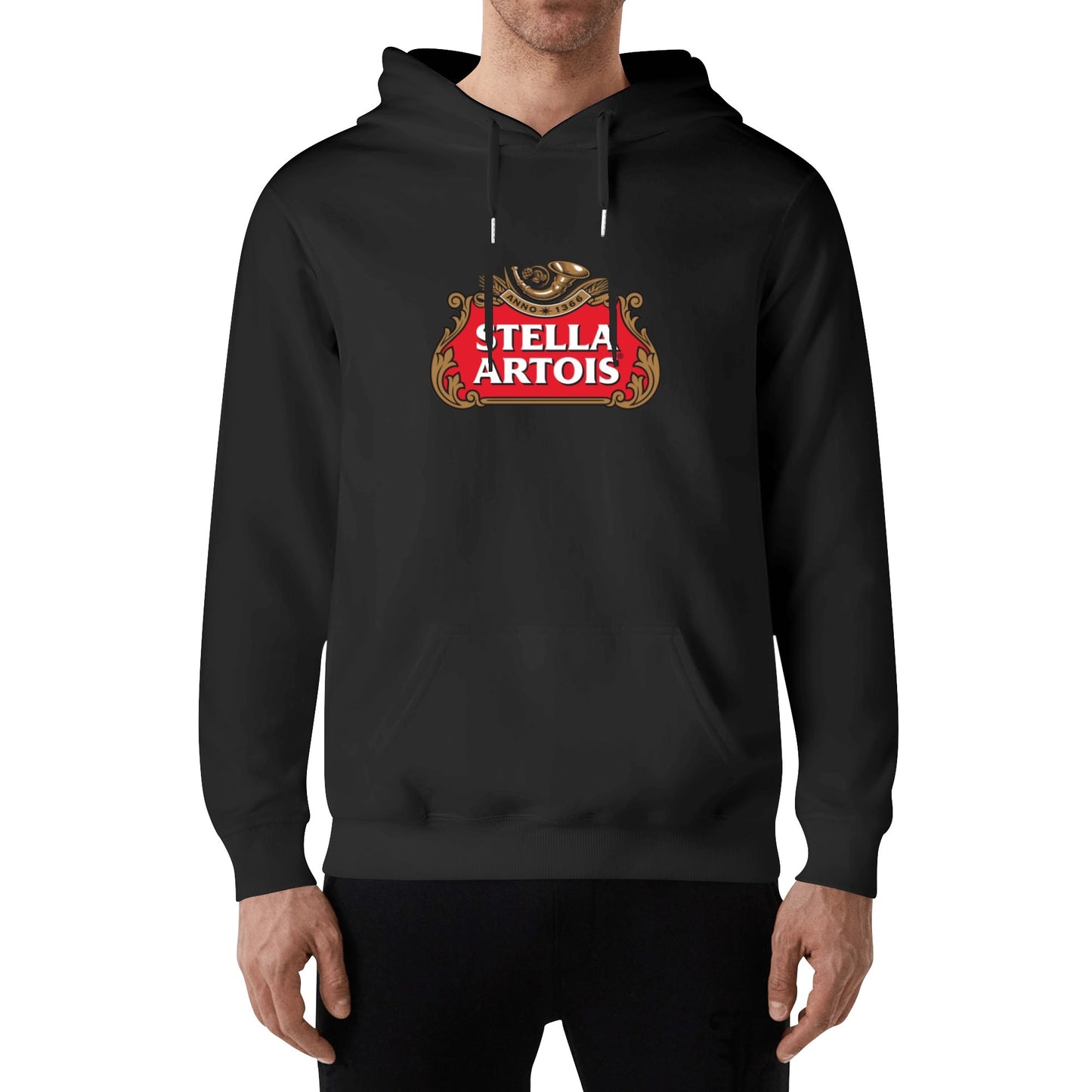 Cotton Hoodie Beer  Stella Artois logo